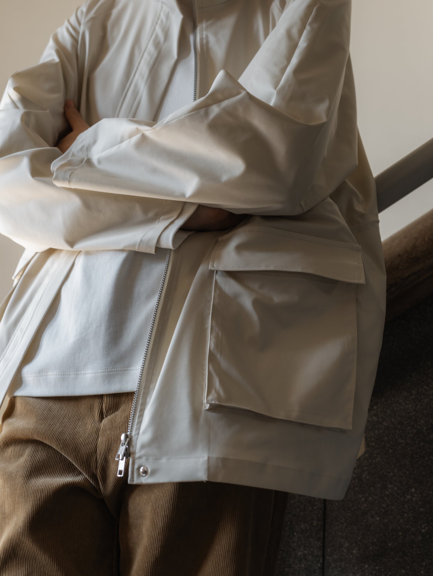 Drawstring Field Jacket