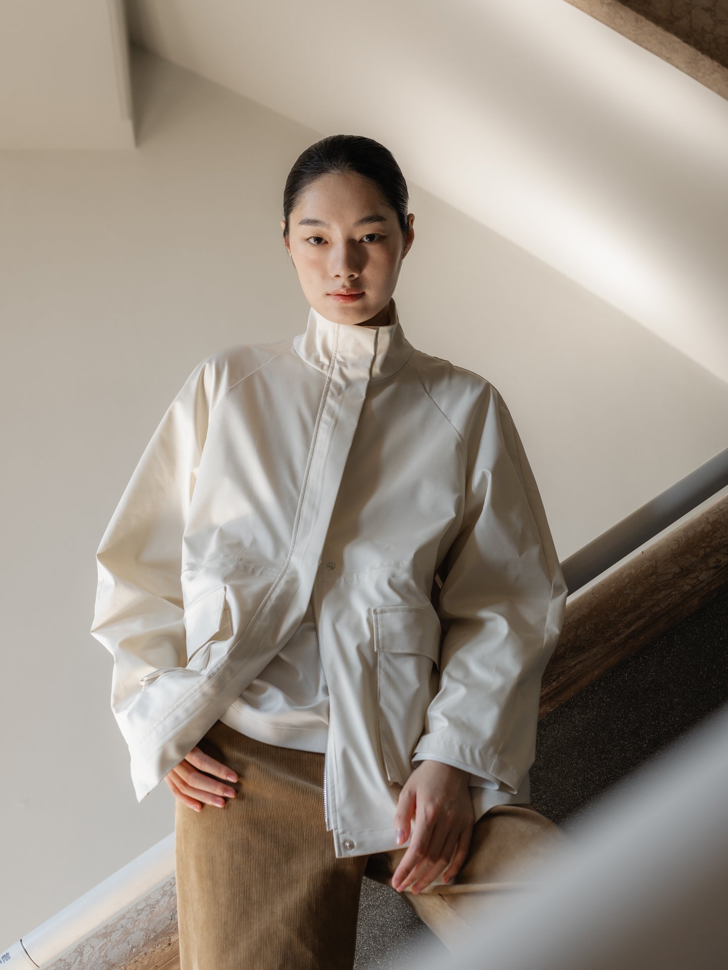 Drawstring Field Jacket
