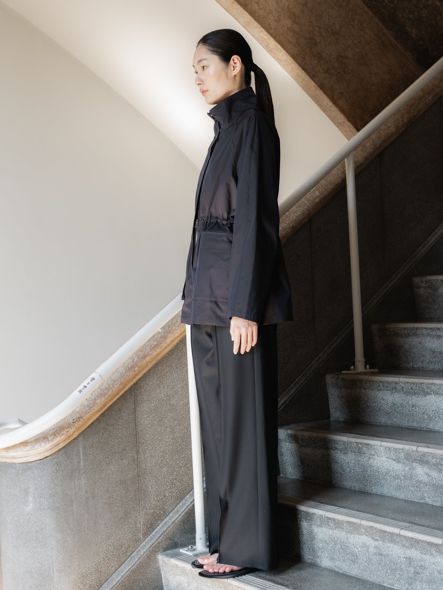 Drawstring Field Jacket