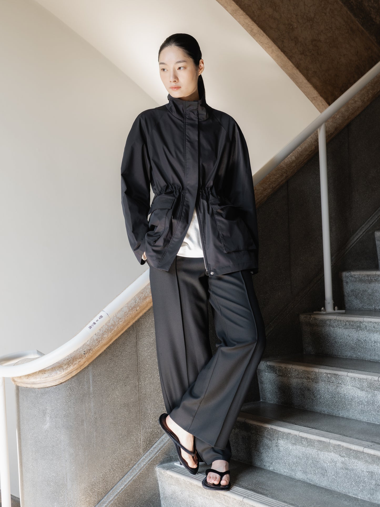 Drawstring Field Jacket