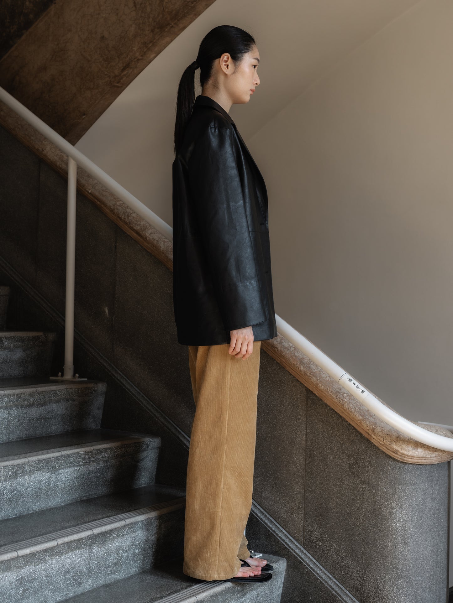 Minimal Leather Jacket