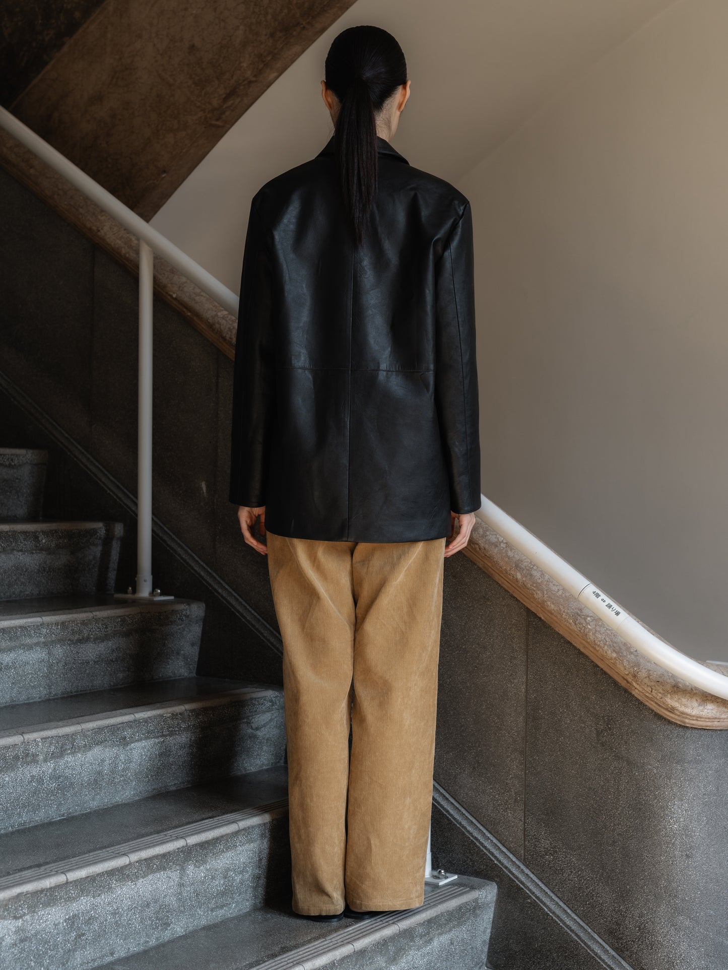 Minimal Leather Jacket
