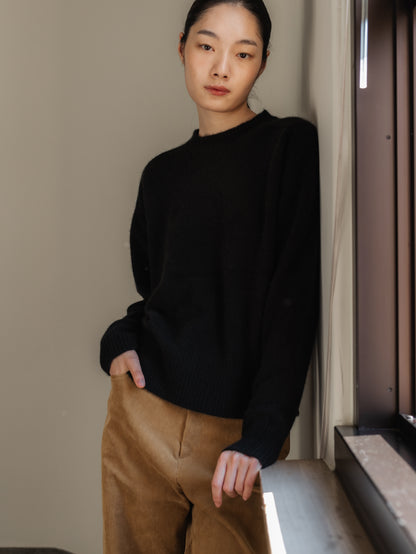 Corduroy Straight Trousers