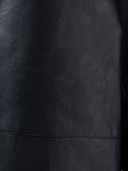 Minimal Leather Jacket