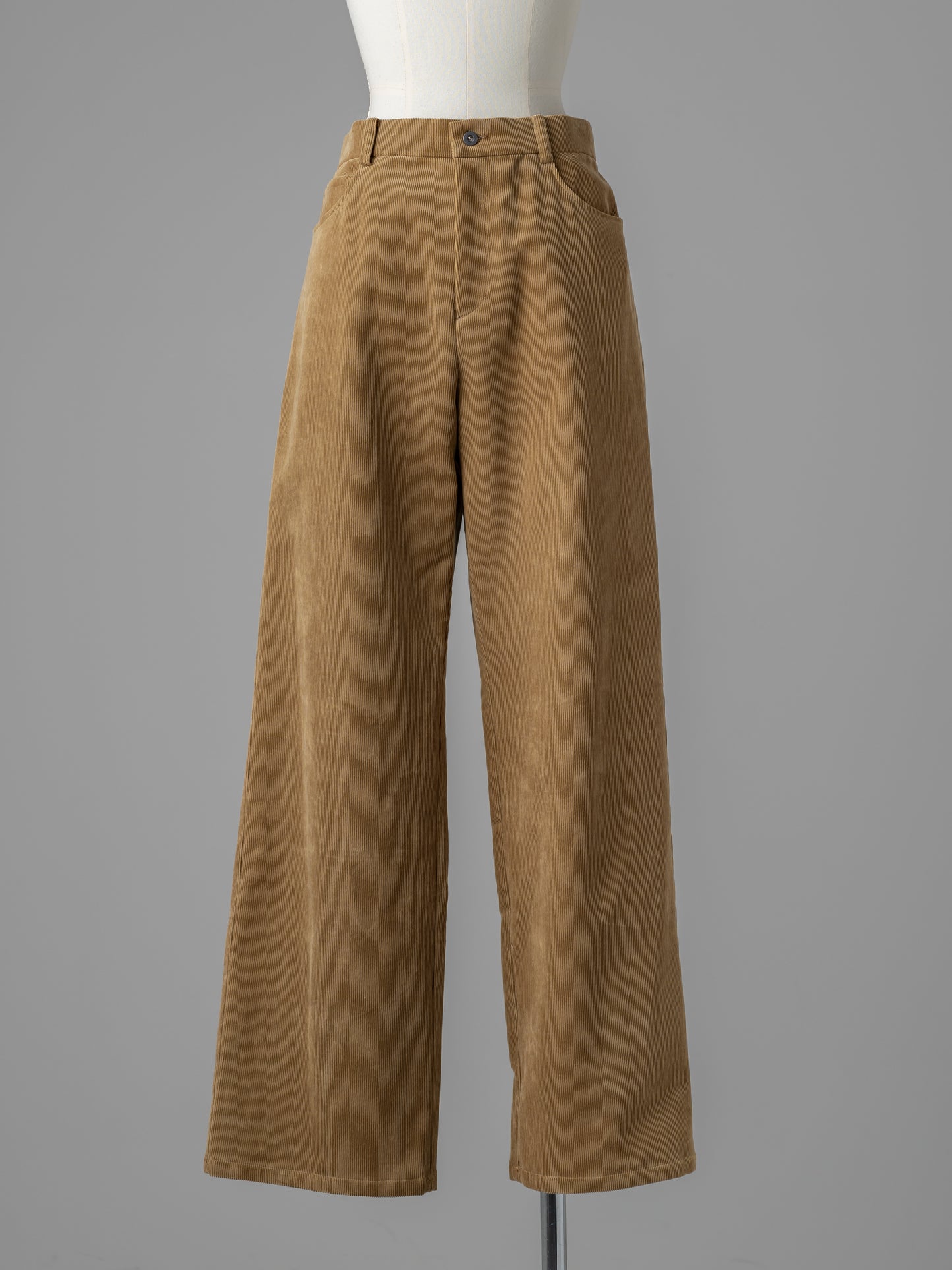 Corduroy Straight Trousers