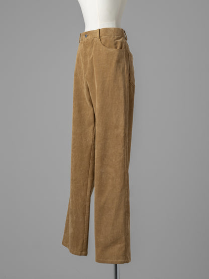 Corduroy Straight Trousers