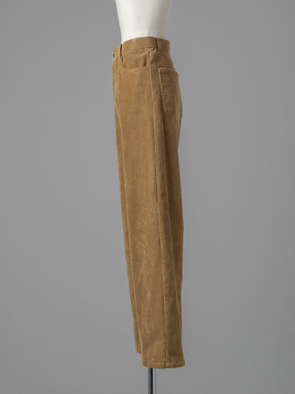 Corduroy Straight Trousers