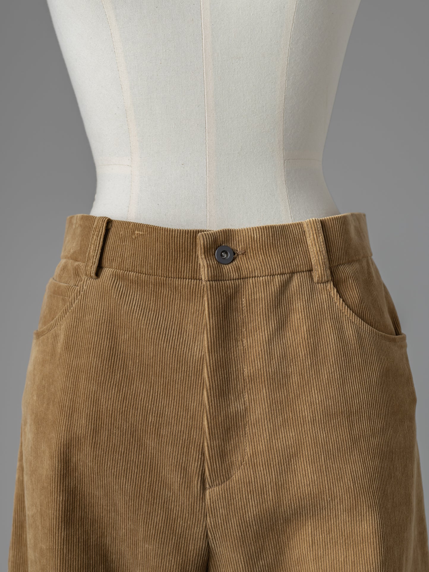Corduroy Straight Trousers