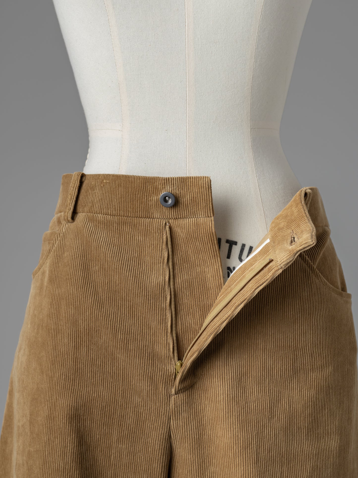 Corduroy Straight Trousers