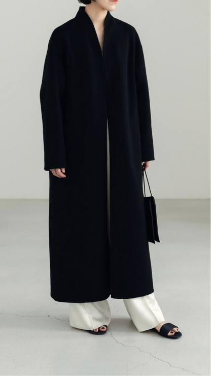 【PRE ORDER】Serene Robe Coat(black)