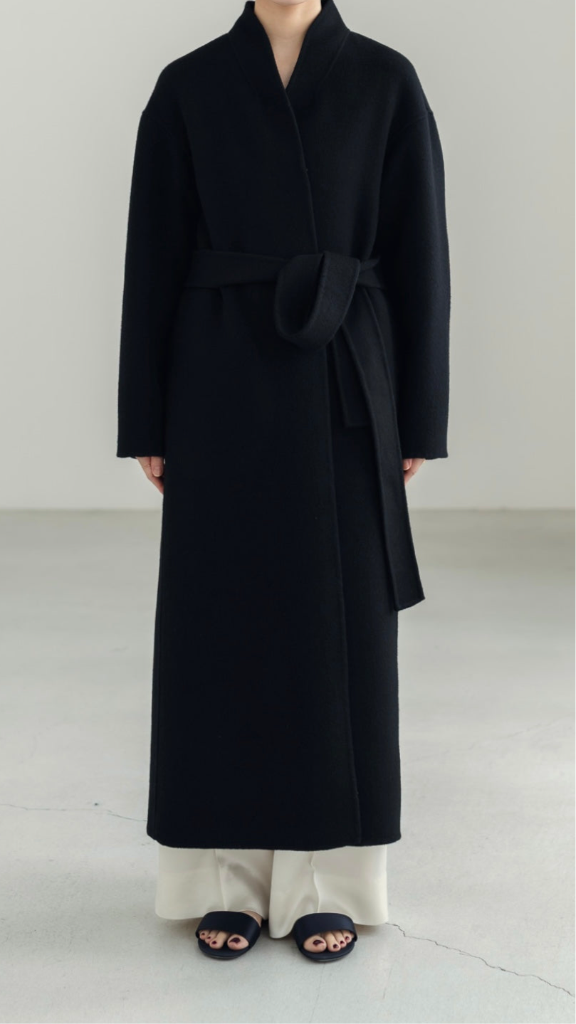【PRE ORDER】Serene Robe Coat(black)