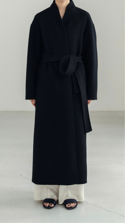 【PRE ORDER】Serene Robe Coat(black)