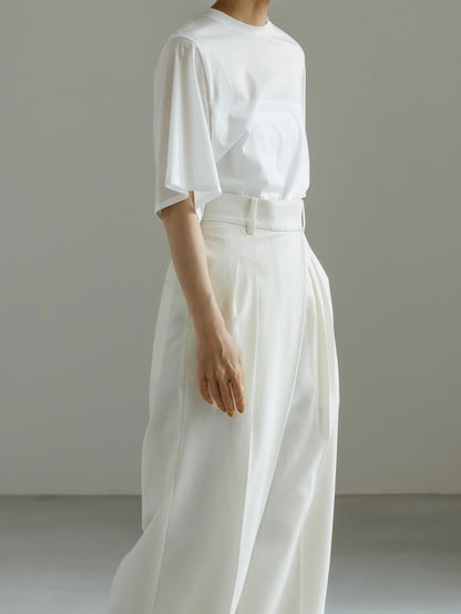 DRAPE SLEEVE TEE (2color)