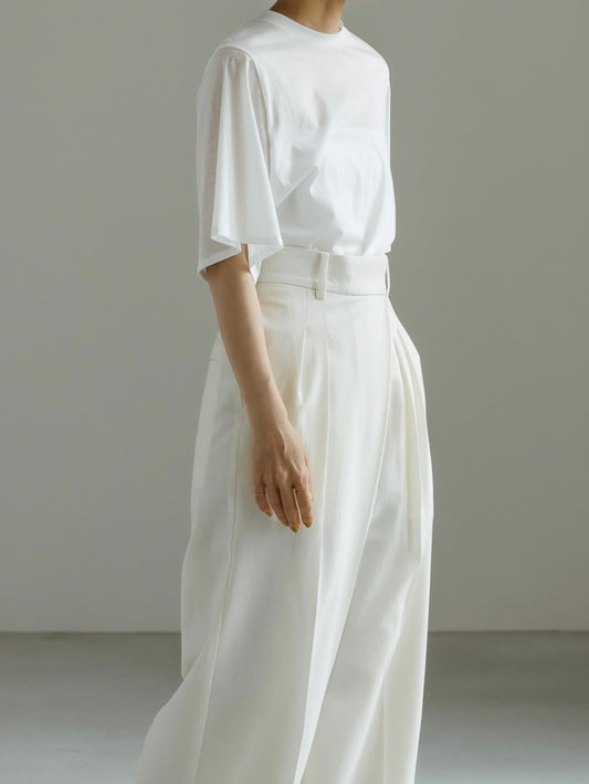 DRAPE SLEEVE TEE (2color)