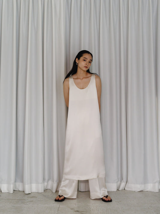 satin tank dress (3color)