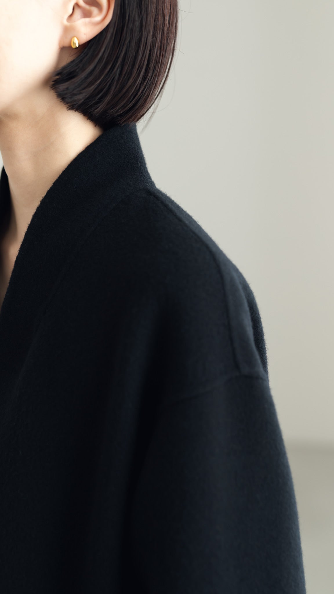 【PRE ORDER】Serene Robe Coat(black)