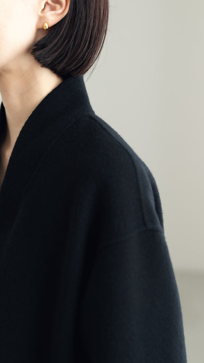 【PRE ORDER】Serene Robe Coat(black)