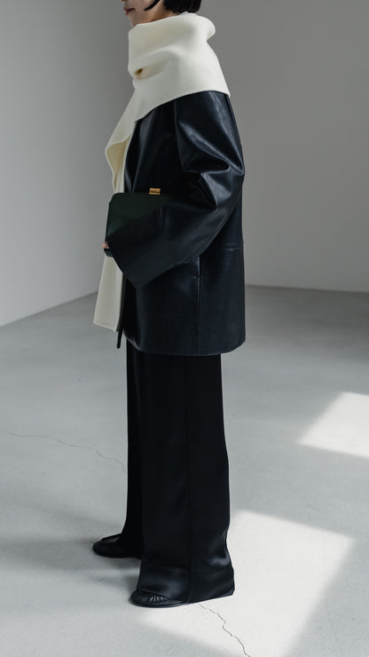 【PRE-ORDER】Satin Easy Pants (black)