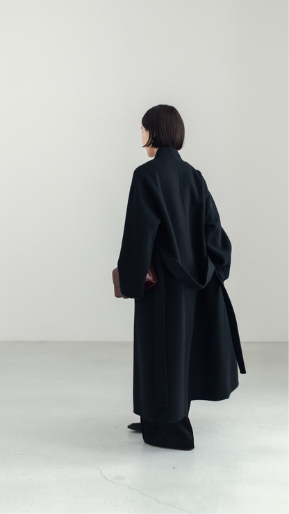【PRE ORDER】Serene Robe Coat(black)