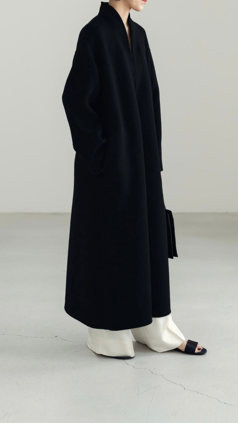 【PRE ORDER】Serene Robe Coat(black)