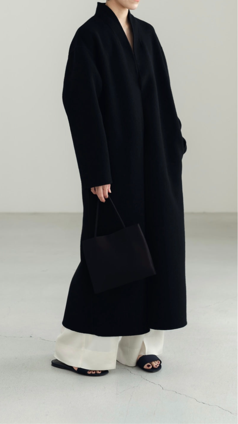 【PRE ORDER】Serene Robe Coat(black)