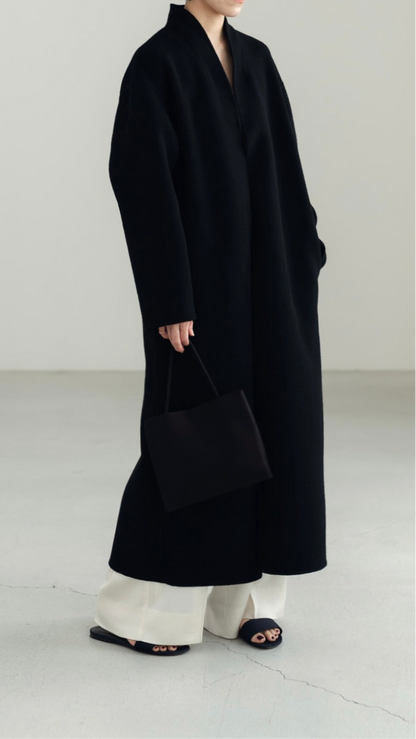 【PRE ORDER】Serene Robe Coat(black)