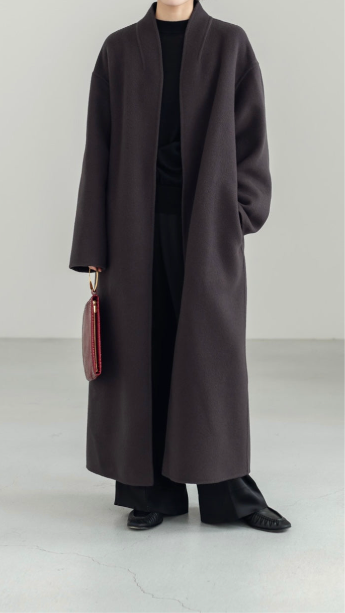 【PRE ORDER】Serene Robe Coat(sepia)