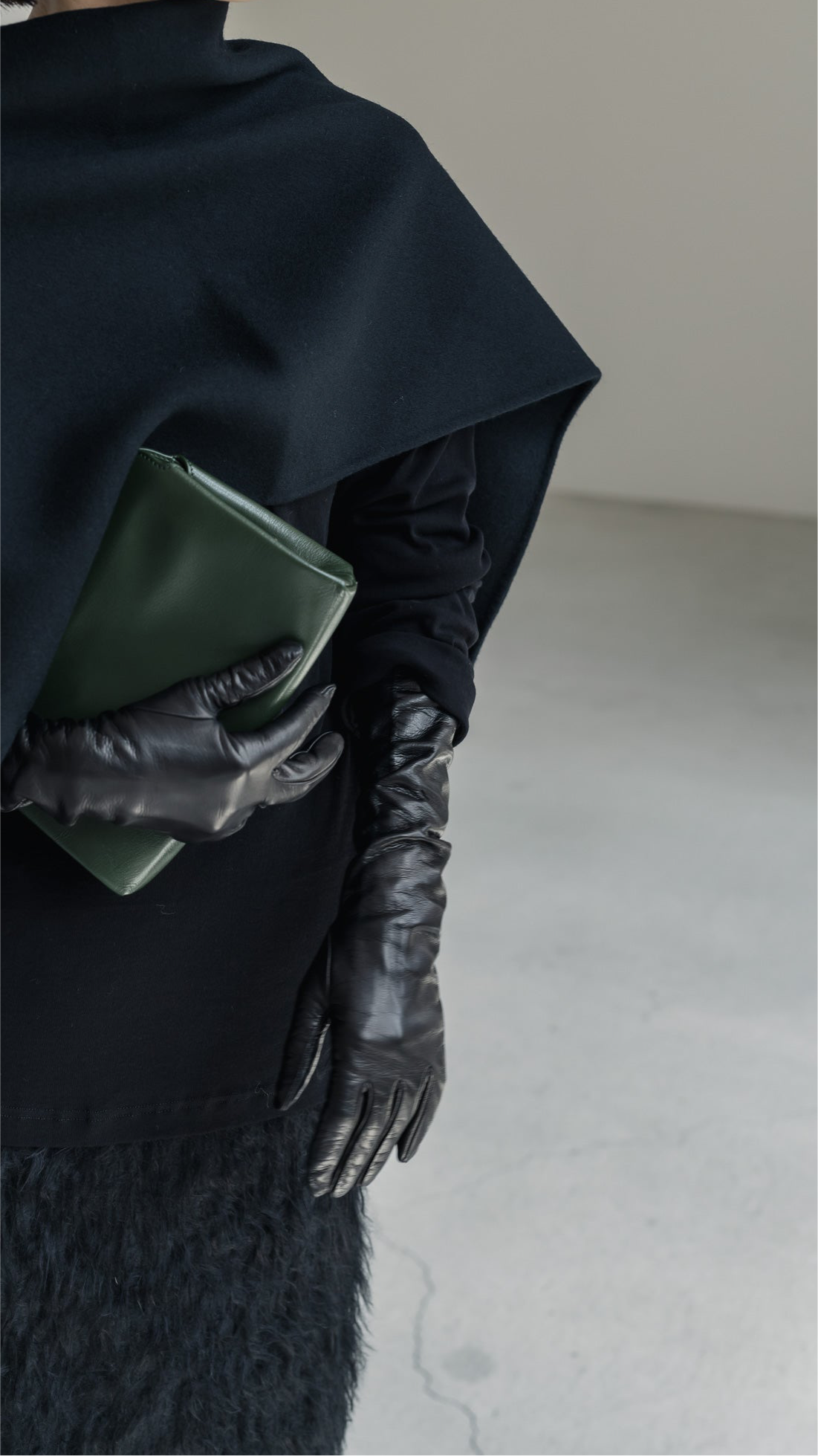 【PRE ORDER】Calme Stole(black)