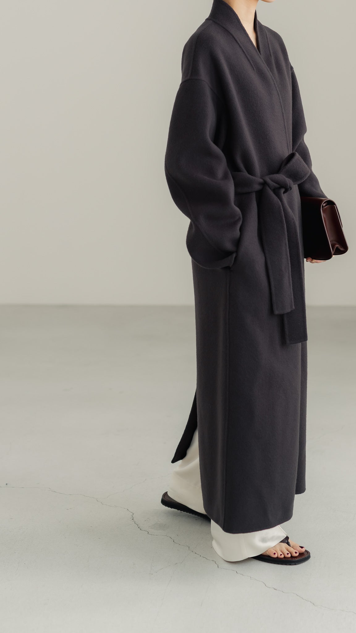 【PRE ORDER】Serene Robe Coat(sepia)