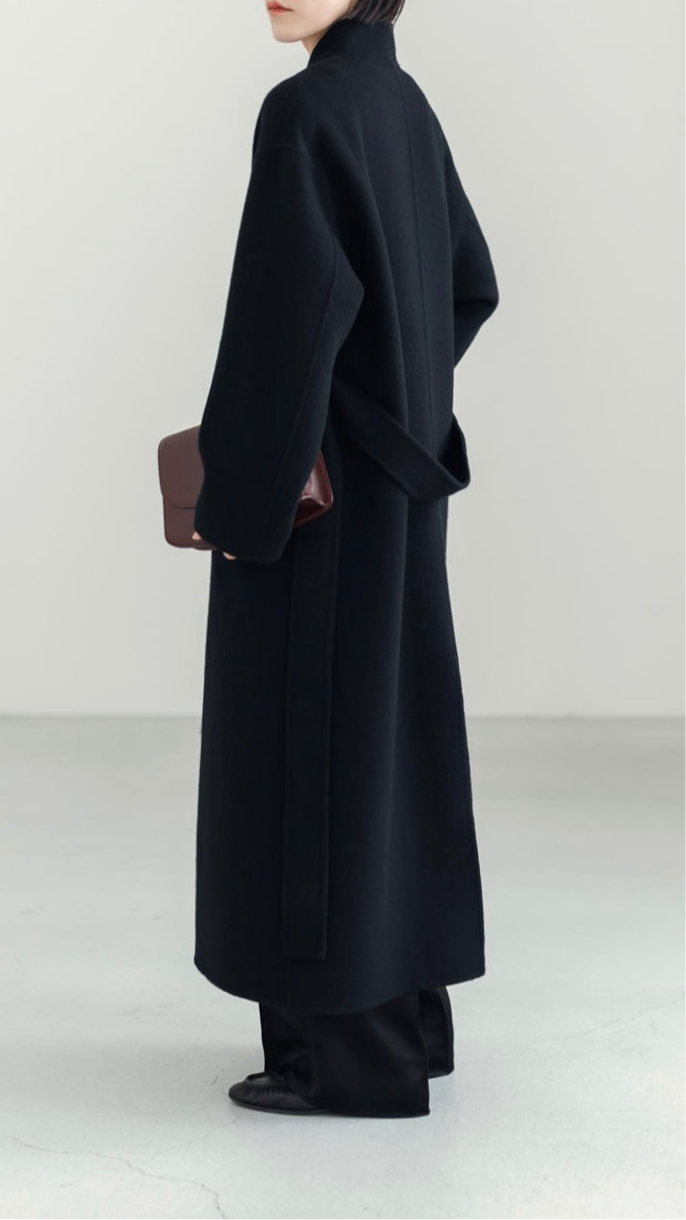 【PRE ORDER】Serene Robe Coat(black)