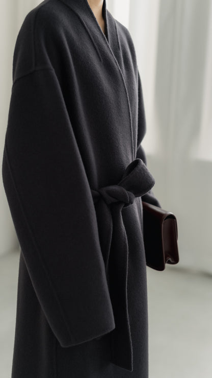 【PRE ORDER】Serene Robe Coat(sepia)