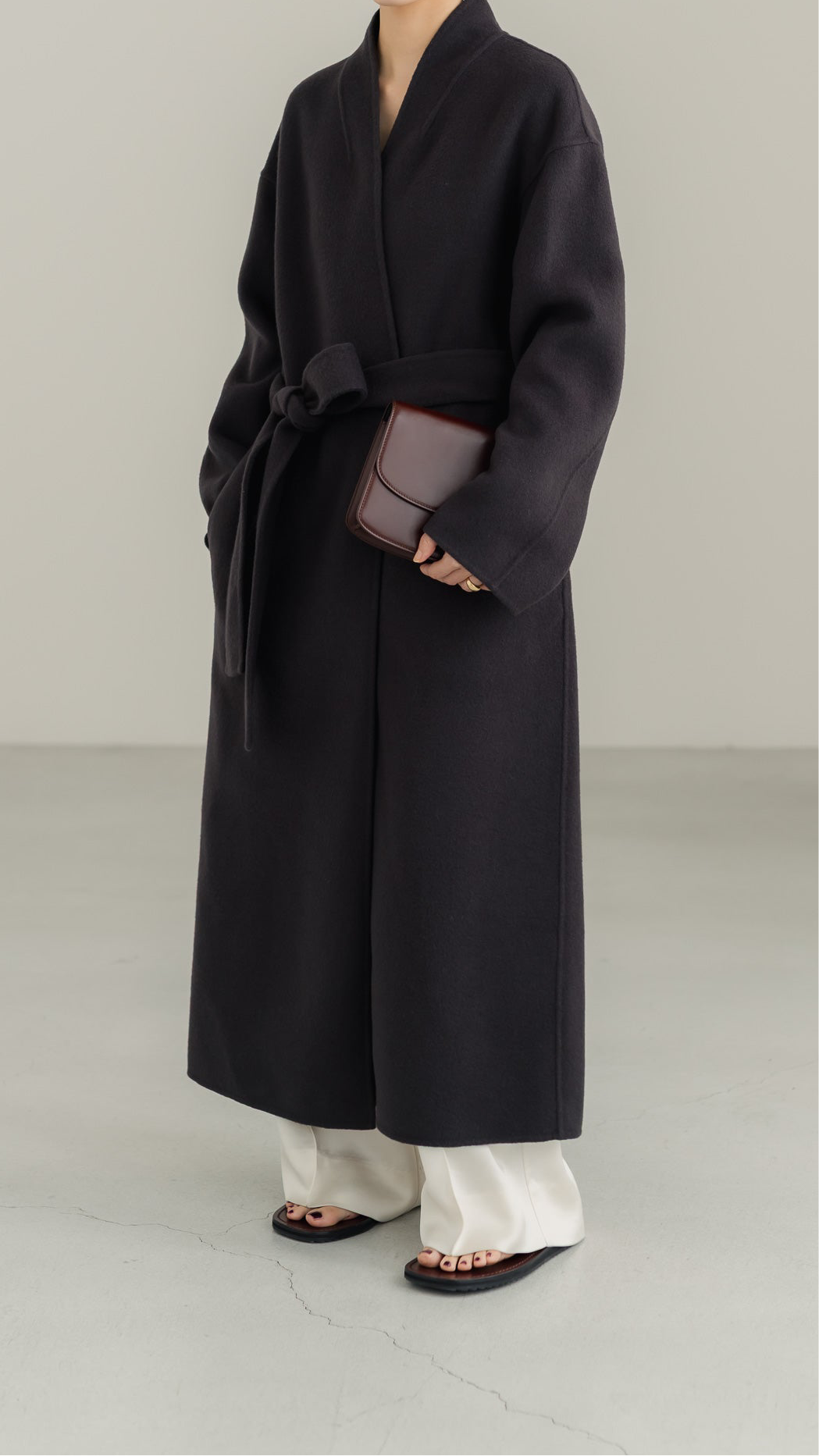 【PRE ORDER】Serene Robe Coat(sepia)