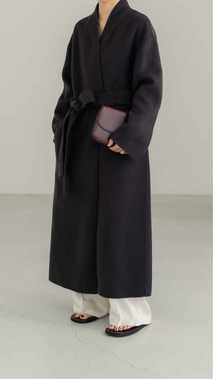 【PRE ORDER】Serene Robe Coat(sepia)