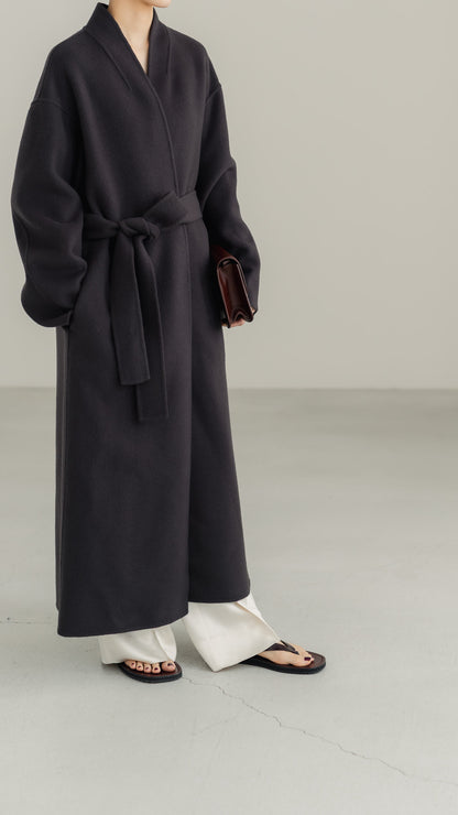 【PRE ORDER】Serene Robe Coat(sepia)