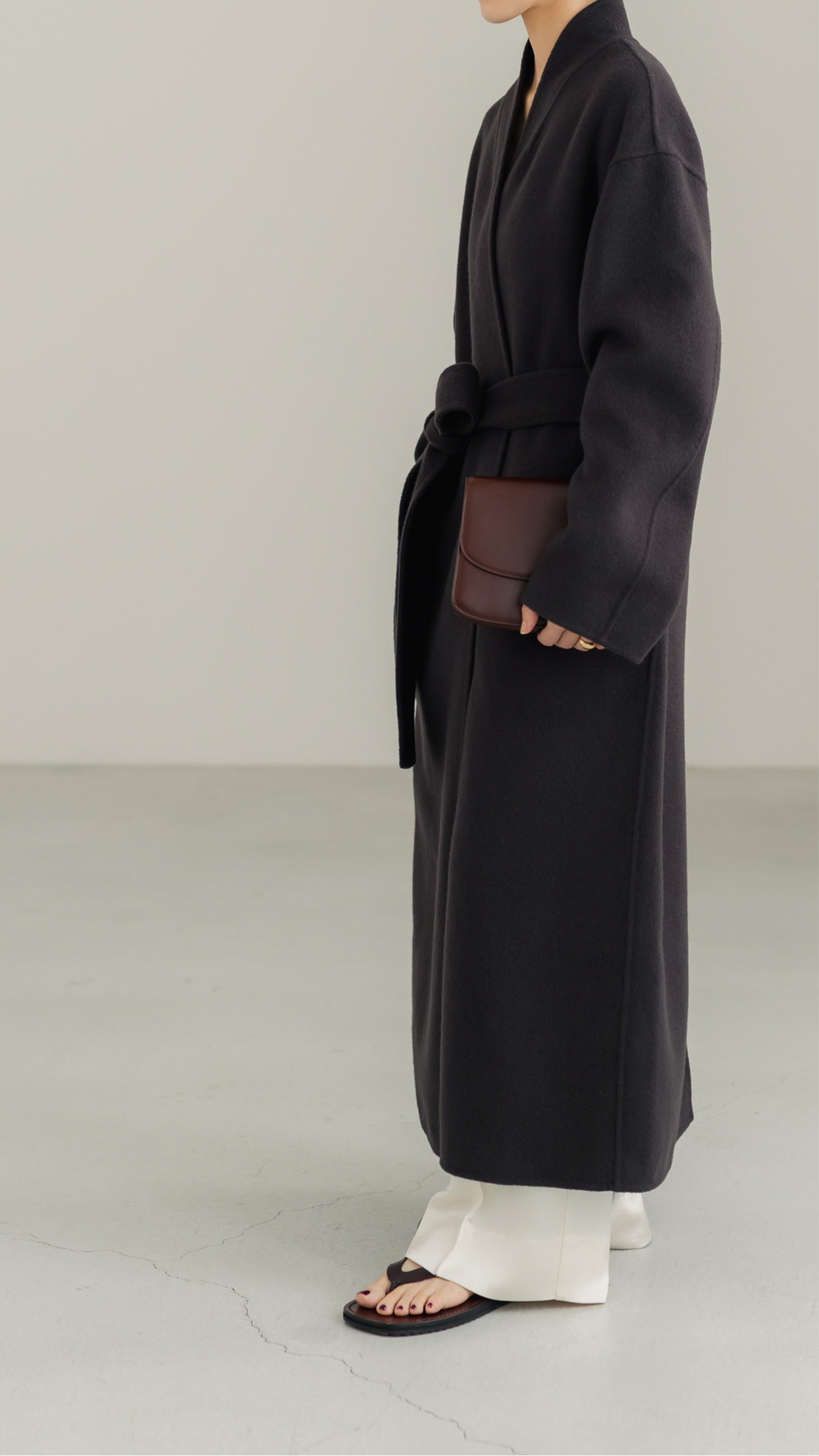 【PRE ORDER】Serene Robe Coat(sepia)