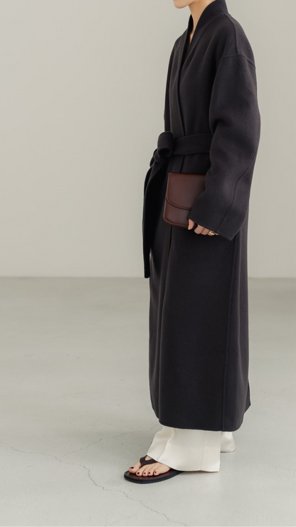 【PRE ORDER】Serene Robe Coat(sepia)