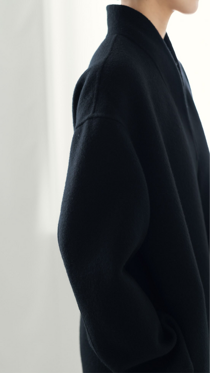【PRE ORDER】Serene Robe Coat(black)