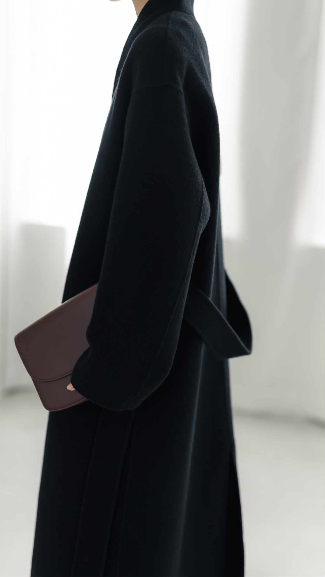 【PRE ORDER】Serene Robe Coat(black)