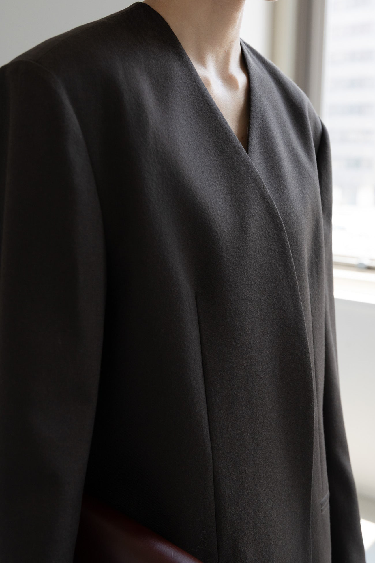 【PRE ORDER】COLLARLESS JACKET (3color)