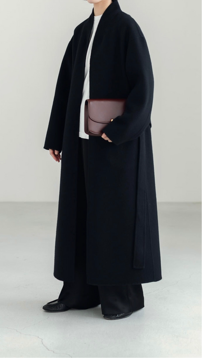 【PRE ORDER】Serene Robe Coat(black)