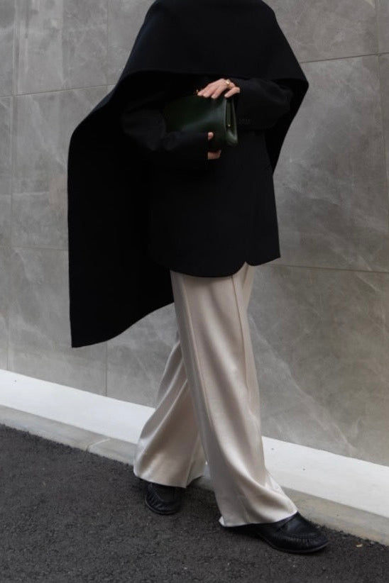 【PRE-ORDER】Satin Easy Pants (milk)