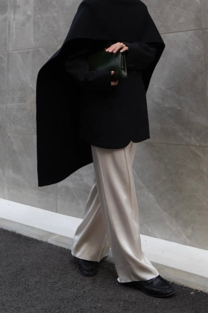 【PRE-ORDER】Satin Easy Pants (milk)