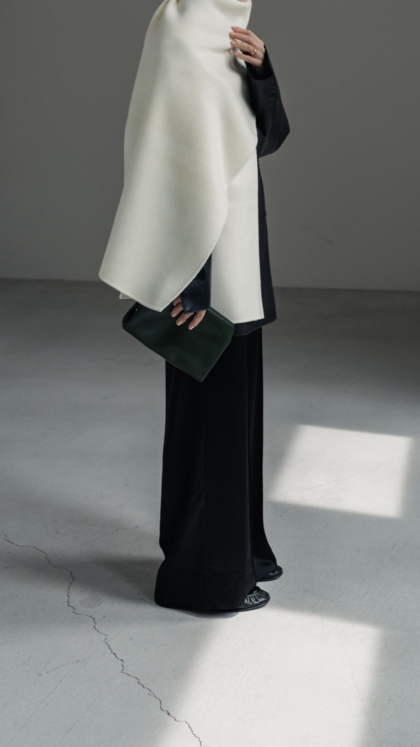 【PRE-ORDER】Satin Easy Pants (black)