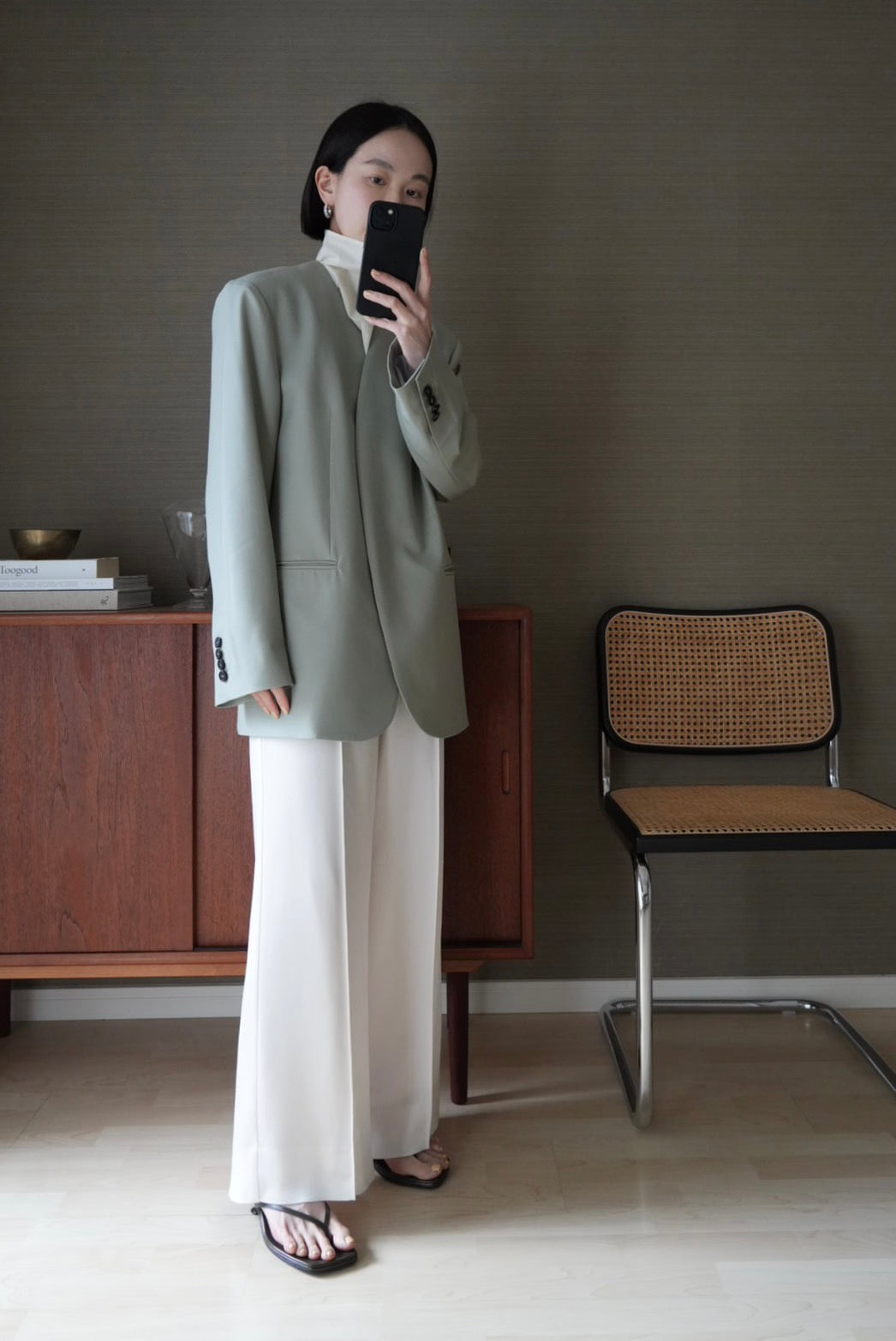 【PRE-ORDER】Satin Easy Pants (milk)