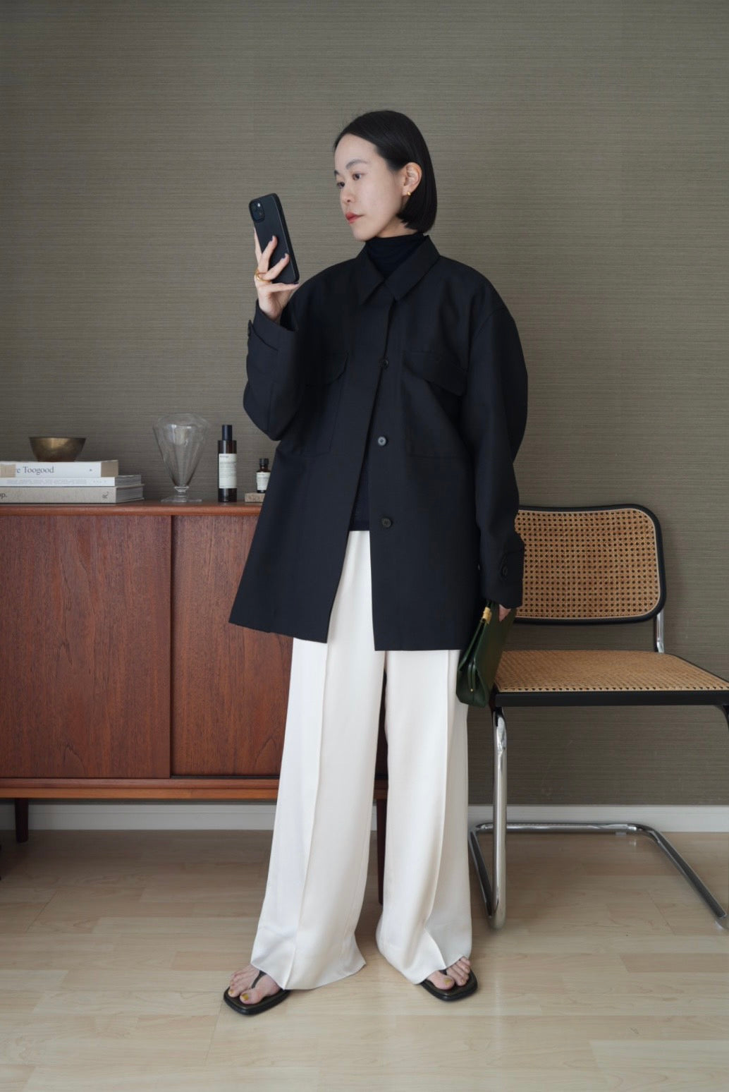 【PRE-ORDER】Satin Easy Pants (milk)