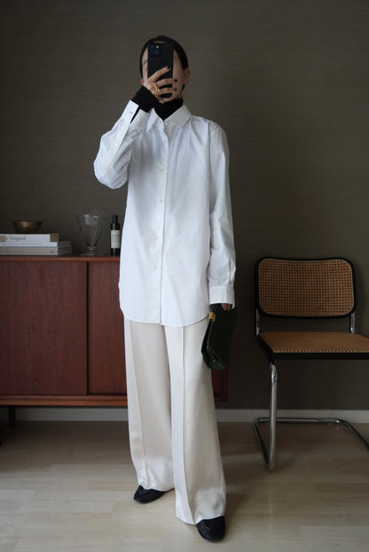 【PRE-ORDER】Satin Easy Pants (milk)