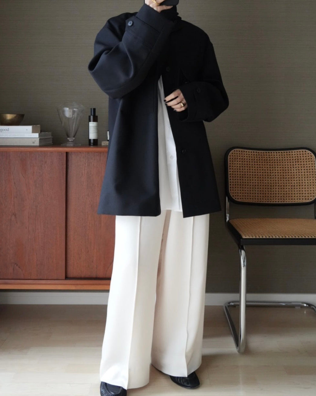 Satin Easy Pants (milk) – NEAU Satin Easy Pants (milk) – NEAU