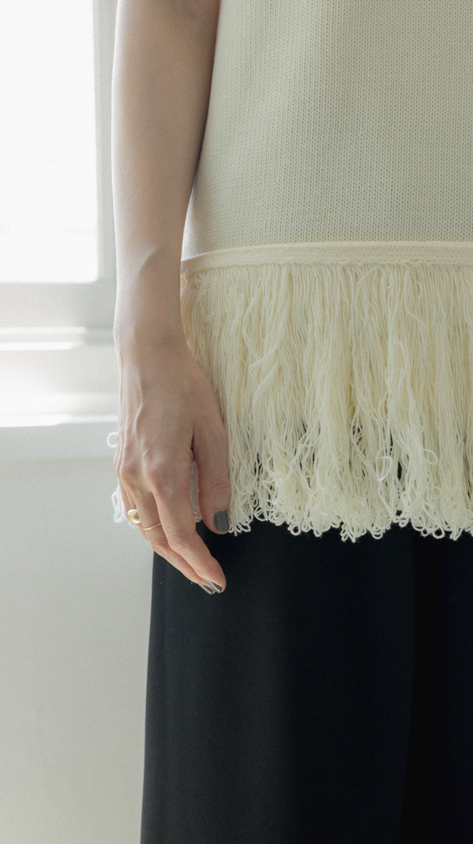 【ORDER】Fringe Knit