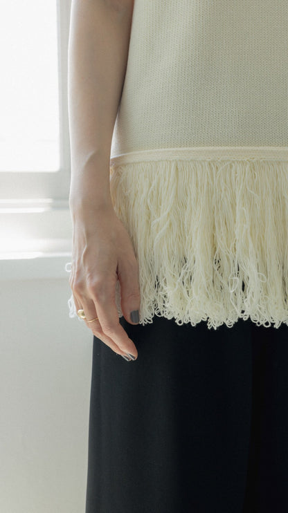 【ORDER】Fringe Knit