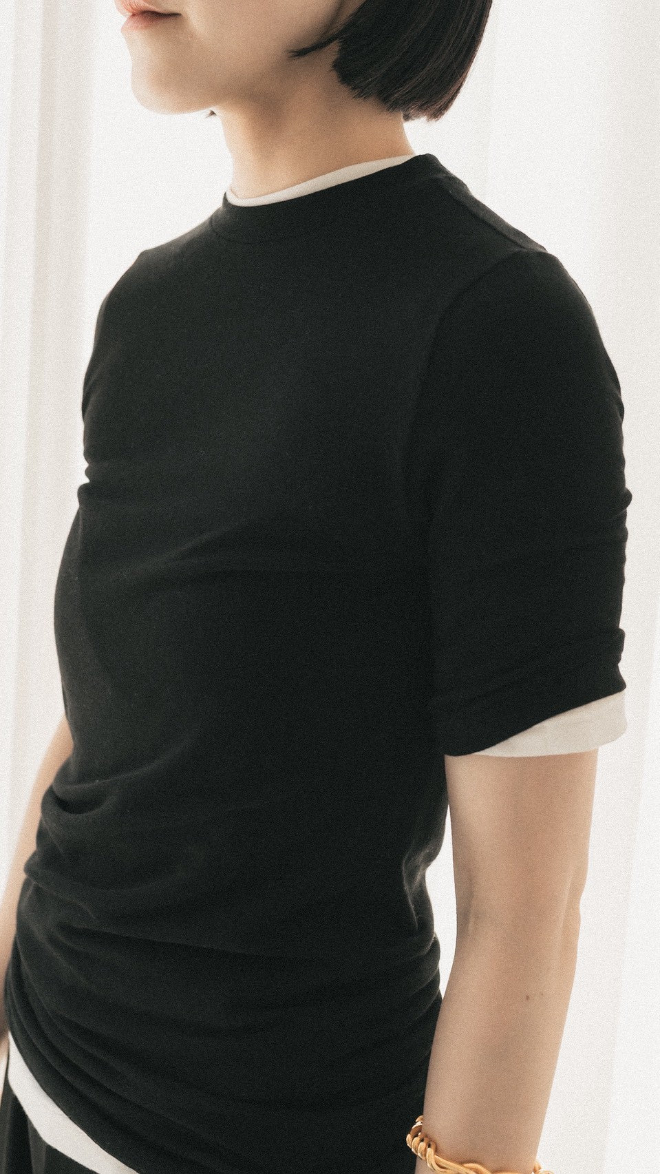[PREORDER] satin easy pants (-milk-)